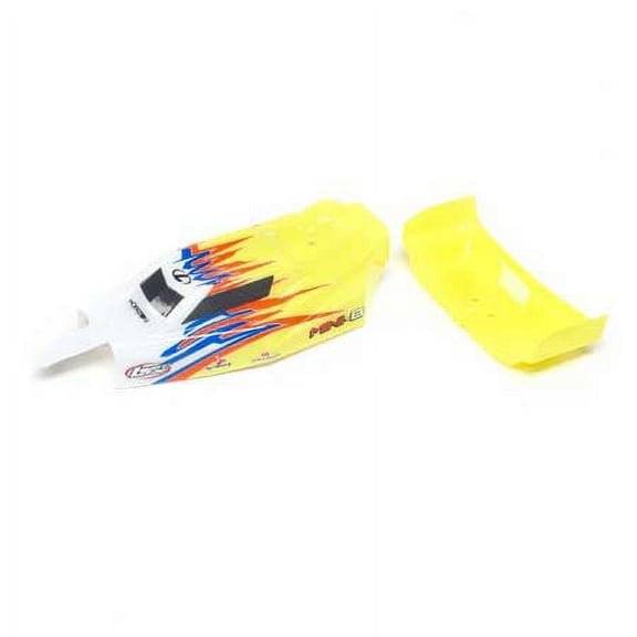 Losi Body Wing Yellow/White Mini-B LOS210023 Car/Truck  Bodies wings & Decals