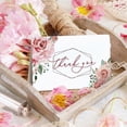 thumbnail image 4 of 36 Pack Rose Floral Thank You Cards Wedding Greeting Cards Gift With Envelope, 4 of 5