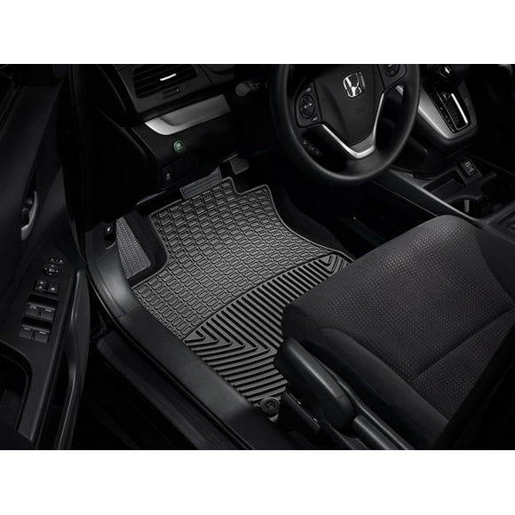 Weathertech Floor Mat W270 All-Weather; Direct-Fit; Deeply Sculpted Channels; Black; Thermoplastic Elastomer TPE; 2 Piece