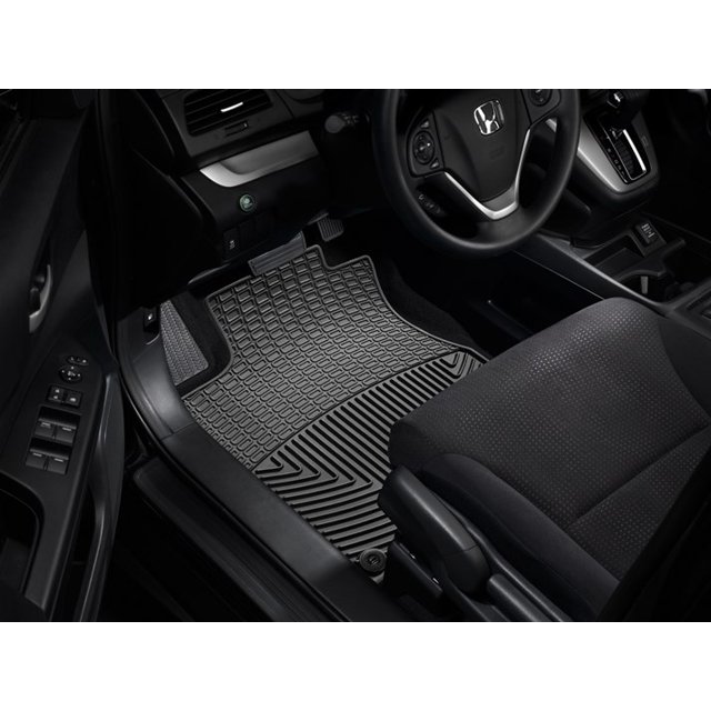 Weathertech Floor Mat W270 All-Weather; Direct-Fit; Deeply Sculpted Channels; Black; Thermoplastic Elastomer TPE; 2 Piece