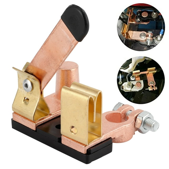 Interruptor de Corte, Interruptor de Cuchilla de Poste Superior, Interruptor de Desconexión de Batería Duradera, Accesorio para Automóviles Resistente a la Corrosión, Seguro