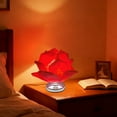 thumbnail image 6 of Large Rose Table Lamp with Dimmable USB Light, Adjustable Brightness Bedside Lamp, Atmosphere Lamp for Bedroom Decor, Valentine's Day Gift Idea, Home Decoration Accent Lamp, for Reading and Ambiance, 6 of 7