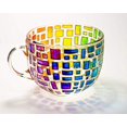 thumbnail image 5 of Rainbow Coffee Mug  Painted Large Glass Cups, Bridesmaid Gifts Ideas Birthday Gifts, Mothers Day Gifts, Fathers Day Gifts$$Home Decor, Kitchen, & Other, 5 of 5