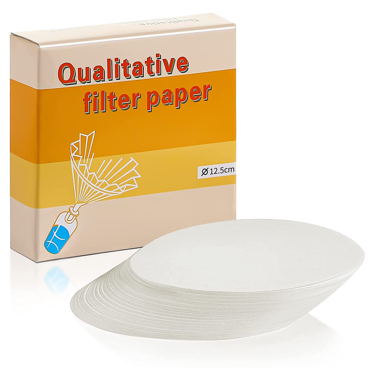 Qualitative Filter Paper 11cm Diameter with Medium Filtration Speed Pack of 100 