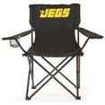 thumbnail image 5 of Jegs Mesh Indoor/Outdoor Cup Holder and Powder Coated Folding Chair, Black, 5 of 7