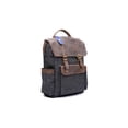 thumbnail image 4 of Vintage Canvas Genuine Leather Laptop Backpack for Men Women., 4 of 5