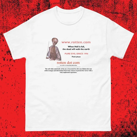 LIMITED EDITION Rotten Dot Com Pure Evil Halloween T Shirt Full Size S-5XL FH395