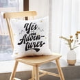 thumbnail image 5 of LALILO Throw Pillow Covers Inspirational Quote Motivation Shirt Cushion Cover 18" x 18", 2 Pack, 5 of 6