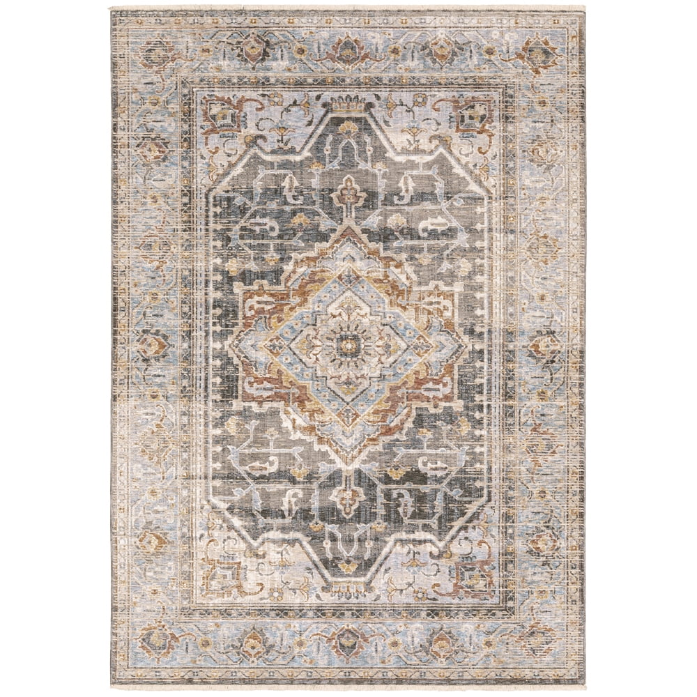 Sphinx Maharaja Area Rug 1803X Traditional Grey Faded Vintage 6' 7" x 9