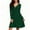 *Green, variant on ClodeEU Women's Long Sleeve V Neck A-line Knee Length Dress,Fall Winter Casual Ribbed Knit Drees Green,Womens Plus S