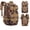 Brown, variant on Sports Multifunctional Camouflage Backpack,White