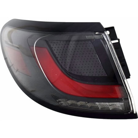 Left Outer Tail Light Assembly - Compatible with 2023 - 2025 Honda HR-V Sport Utility 2024