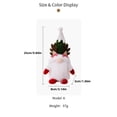 thumbnail image 3 of Naiovety Muñeco de gnomo, colgante de Navidad, decoraciones de barra de juguete para niños, colgantes de pared, artesanía de tela, suministros festivos Kits de decoración para fiestas Masculino Naiovety HA070368-01, 3 of 6