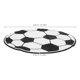 thumbnail image 2 of OULII Alfombra Redonda Para Y Habitación Con Patrón De Fútbol Para Deportiva, 2 of 6