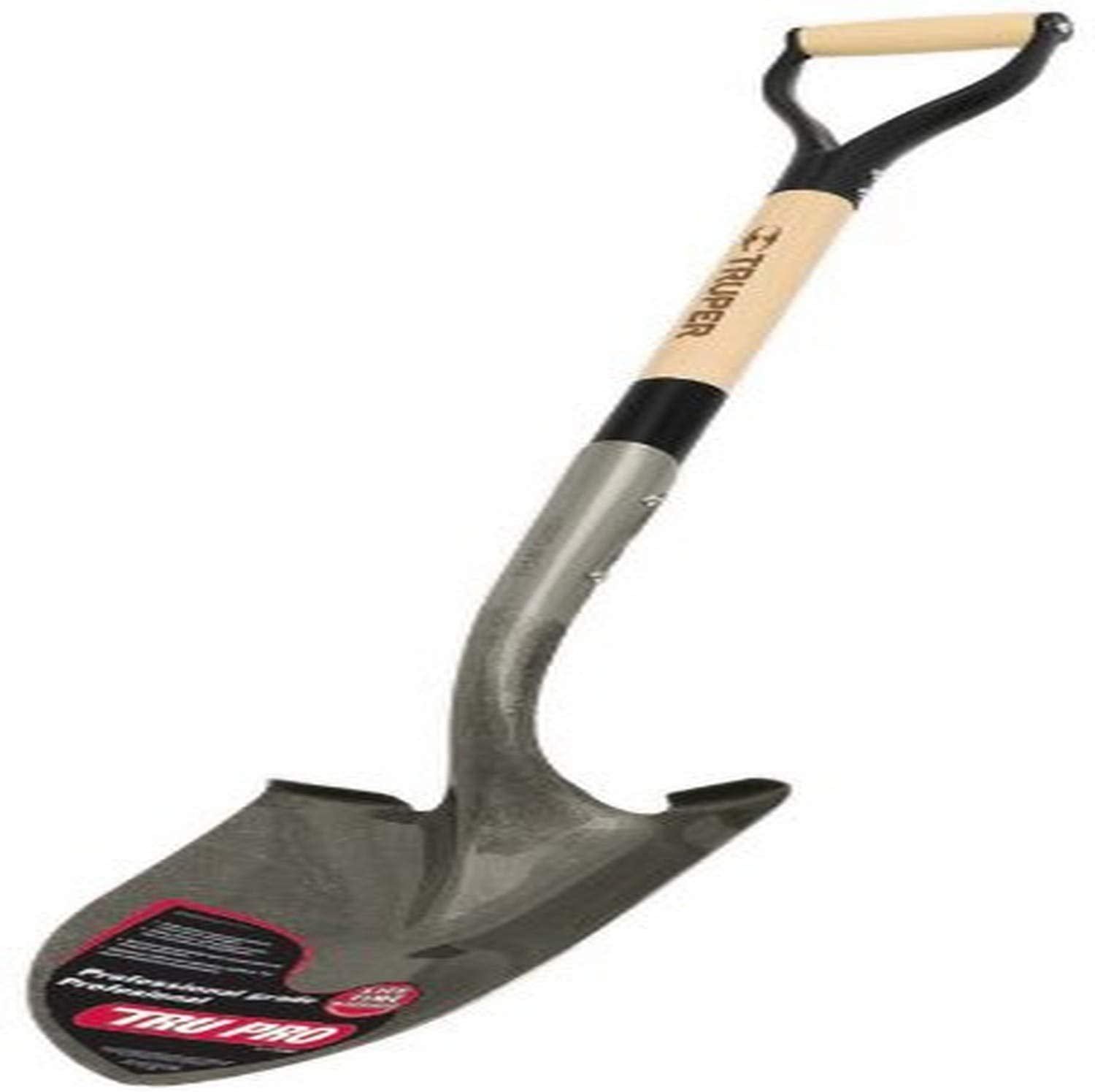 Truper Tools 31185 Tru Tough Round Point Shovel 30-Inch D-Handle 