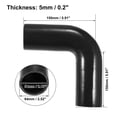 thumbnail image 3 of Unique Bargains 54mm 2.13" ID 90 Degree Elbow Silicone Reducer Hose Pipe Bend Turbo Water Intercooler Black, 3 of 6