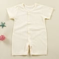 thumbnail image 2 of UAYOTSE Baby Cotton Jacquard Double Button Climbing Suit Is Simple and Fashionable,Sizes 6-12 Months, 2 of 4