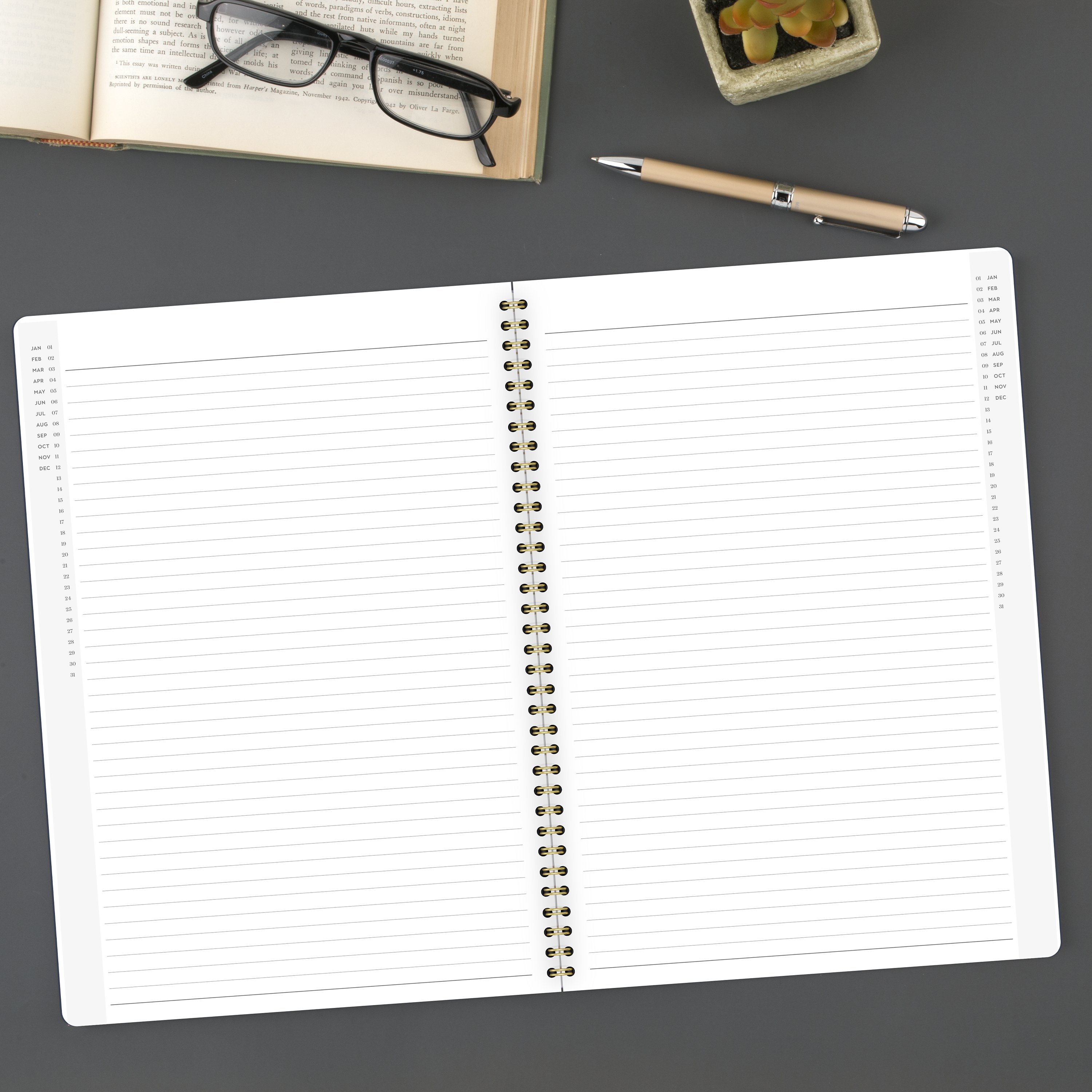 Cambridge WorkStyle Wirebound Notebook, 80 Sheets, Lavender, Large, 8.25" x 11.75" (1606P-409-19)