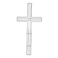 thumbnail image 2 of Marco de corona en cruz Climning Soporte de soporte Guirnalda Trellis Trellis DIY Cruz de pared Marcos de corona para Macarena marco de corona, 2 of 7