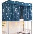 thumbnail image 1 of Hoce - Cortinas para litera para dormitorio de estudiantes, dosel para cama, cortinas de privacidad, 2 paneles + 1 parte superior, 1 of 5