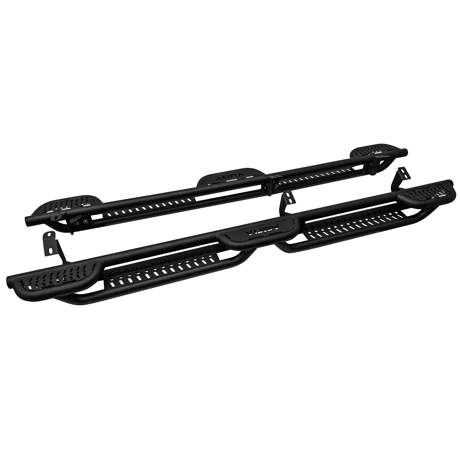Vijay Running Boards Compatible with 2005-2023 Toyota Tacoma Double/Crew Cab 4-Door Bolt-on Side Steps Rails Steel Nerf Bars