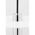thumbnail image 3 of Mitzi H137701L-PN/WH Milo - 1 Light Pendant 10" Tall Polished Nickel/White, 3 of 7