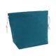 thumbnail image 1 of Bolsa de maquillaje pequeña con cordón para mujeres Unique Bargains para actividades al aire libre, viajes y vacaciones, lona azul pavo real-M, 1 of 3