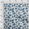 thumbnail image 1 of oneOone Viscose Chiffon Fabric Floral Ikat Decor Fabric Printed BTY 42 Inch Wide, 1 of 4