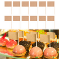 thumbnail image 6 of 1200 Pack Blank Toothpick Flags  Paper Flag Picks Cheese Markers for Cupcake, Food, Fruit, Party Decorations, 6 of 8