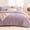 Light Purple, variant on Fleece Comforter Set Blush , Soft & Warm Fluffy Bedding with Checkered ,Luxury Fuzzy Heavy Bed Set for Winter,3 Pieces,1 Comforter and 2 Pillowcases