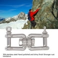 thumbnail image 3 of Anchor Chain, 304 Stainless Steel Double Jaw Shackle Rustproof Universal Jaw Anchor Connector For Hardware Lifting Connection, 3 of 8