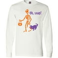 thumbnail image 3 of Inktastic Oh, Snap Skeleton Long Sleeve T-Shirt, 3 of 5