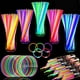 thumbnail image 1 of Glow Sticks TURNMEON, paquete de 240 obsequios para fiestas con conectores, 1 of 6