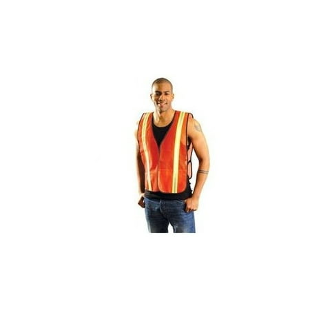 LUX-XTTM-OXL XL OCCULUX 2-TONE MESHVEST:ORANGE