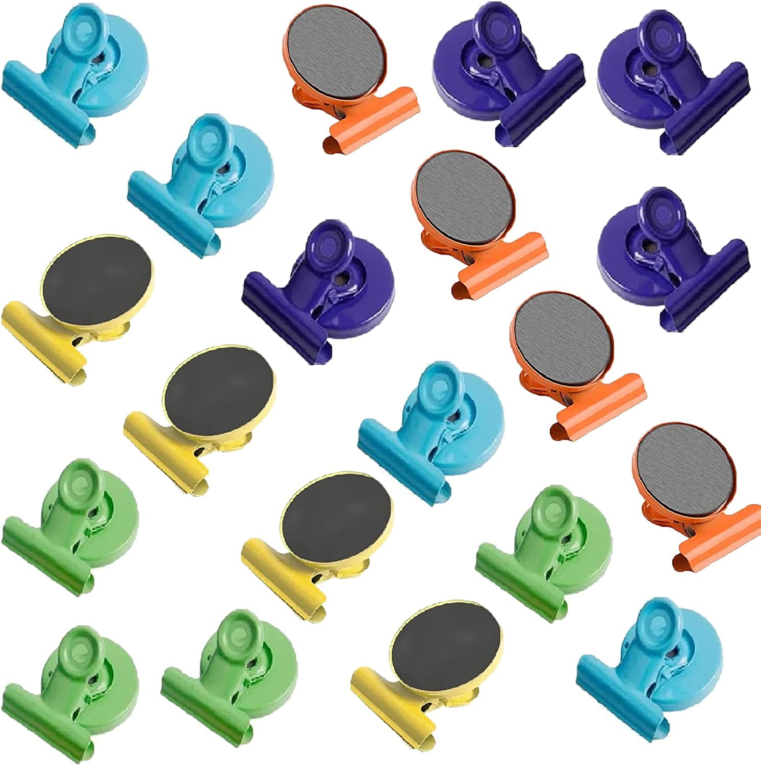 Heavy Duty Clips 20 Pack,31mm Strong Fridge Colored Clips for Photo Displays
