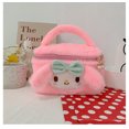 thumbnail image 4 of Promoción Sanrio bolsa de maquillaje de moda estuche de tren de belleza de felpa suave organizador de maquillaje de gran capacidad estuche de rolley cosmético Sincero Hogar, 4 of 6
