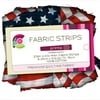 VIP Fabrics Creative Cuts 2.5" Fabric Strips, Wavy Flag