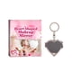 thumbnail image 2 of CaiYueKe Double Sided Folding Makeup Mirror Portable Travel Vanity Mirror Compact Heart Shaped Mirror with Magnifying Cosmetic Mirror for Purse Toiletry Bag Cute Glitter Heart Mirror for Women Ladies, 2 of 8