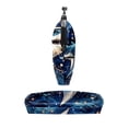 thumbnail image 5 of Starry Shark Stylish Microfiber Coin Purse with Zinc Alloy Jaws, 4.3x4.7 in/11x12 cm Size, 5 of 7