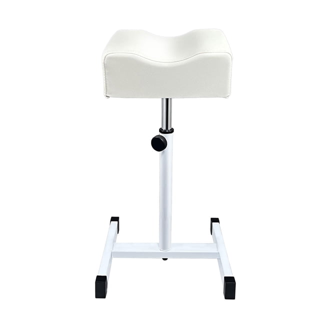 Reposapiés para pedicura LOVEVLOGY ajustable de 48 a 70 cm, color blanco