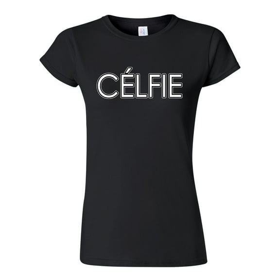 Junior Celfie Selfie Funny Humor DT T-Shirt Tee