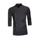 thumbnail image 3 of Chaqueta de chef otoño invierno transpirable para hombre mujer clásica negra camarero camarera L, 3 of 9