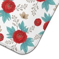thumbnail image 5 of Pioneer Flower Floral Print Pattern Kitchen Dish Drying Mat 1 Pack, Ultra Absorbent Microfiber Drainer Mat, 16"x18", 5 of 6