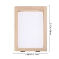 thumbnail image 2 of Wooden Paper Making Mould Screen Printing Frame DIY Paper Craft Tool (Beige), 2 of 9