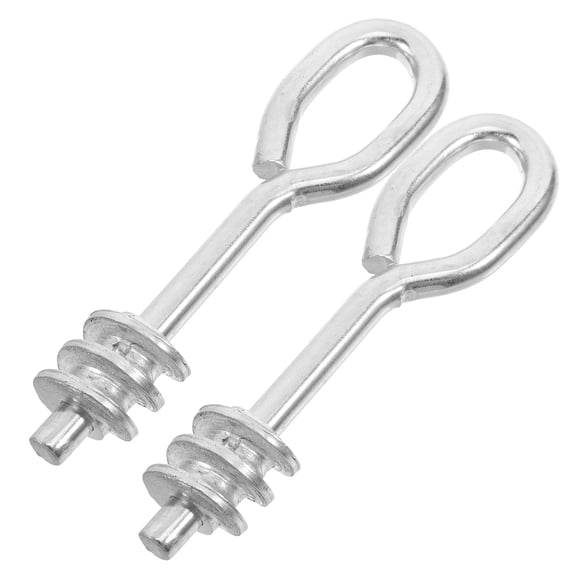 WORGEOUS  2 Pcs Concrete Brick Anchor Expansion Bolts Eyebolts Silver