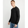 thumbnail image 2 of Hanes Long-Sleeve T-Shirt Men's Originals Tri-Blend Lightweight Crewneck Jersey, 2 of 5