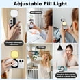 thumbnail image 2 of Yippzo Magnetic Selfie Ring Light with Mirror, Folding LED Phone Fill Light - 4 Modes 5 Dimming Levels, Perfect for Selfies/Vlog/Live Streaming/Video Recording/Makeup, 2 of 7