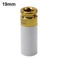 thumbnail image 1 of EIGTHTAIL 21mm Colorful Sleeve Tire Protection Sleeve Deep Nut Socket, 1 of 9