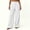 A05-White, variant on Zysthvn Fall Pants Women Casual Wide Leg High Waisted Pants for Women Flowy Button with Pockets Solid Palazzo Trousers