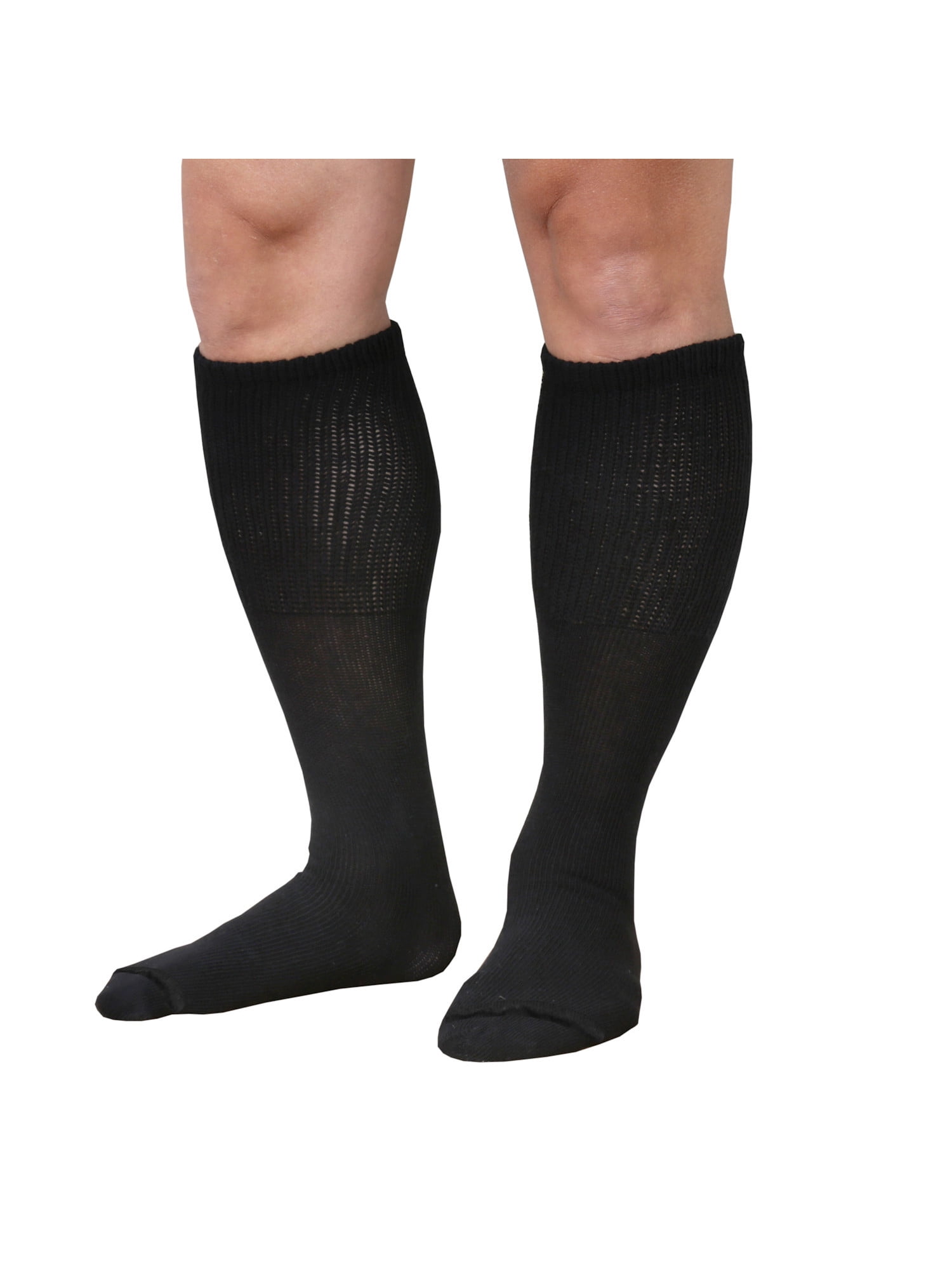 Extra Wide Sock Unisex Extra Wide Diabetic Tube Socks 3 Pairs Fit